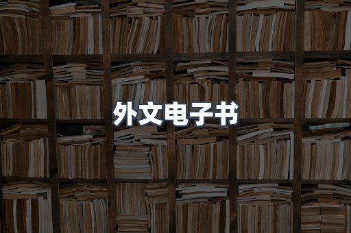 外文电子书
